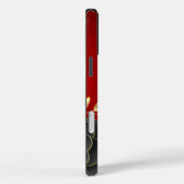 赤バレンタインデー愛するフローラ枠 Case-Mate iPhoneケース (裏面 / 右)