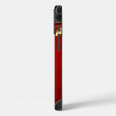 赤バレンタインデー愛するフローラ枠 Case-Mate iPhoneケース (裏面 / 左)