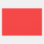 赤バレンタインハート浮動パターン ラッピングペーパーシート (正面2)