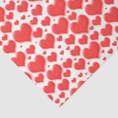赤バレンタインハート浮動パターン 薄葉紙 (詳細)