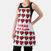 赤バレンタインハート エプロン (インサイチュ)