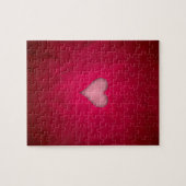 赤バレンタインハート ジグソーパズル (横)