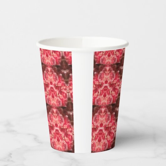 赤バレンタイン 紙コップ (左)