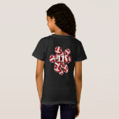 赤バレーボールの群カスタム団アスリート名 Tシャツ (裏面フル)