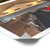 赤バンド6枚の写真数々のコラージュの思い出が残る ポスター (角)