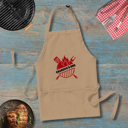 赤バーベキュー焼火器 スタンダードエプロン