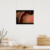 赤パイプ ポスター (キッチン)