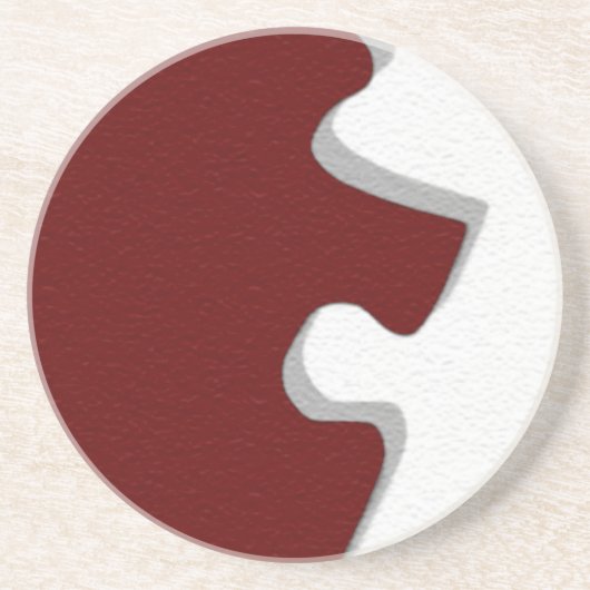 赤パズルコースター コースター (正面)