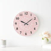 赤パズル ラージ壁時計 (ホーム)