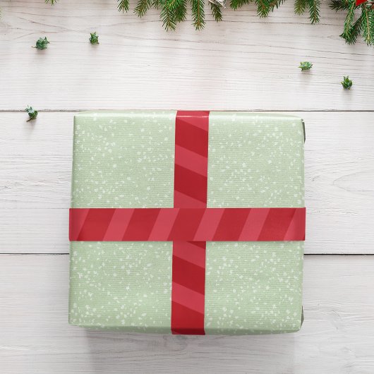 赤パターストライプのンクリスマスシンプル サテンリボン