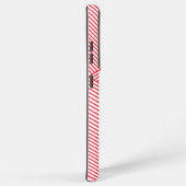 赤パターミニマルン SAMSUNG GALAXYケース (右側面)