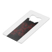 赤パターン クレジットカード栓抜き (正面アングル)