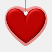 赤パフィーハート セラミックオーナメント (裏面)