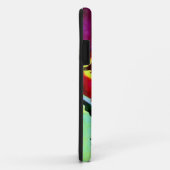 赤パンジー水彩花オリジナルアート Case-Mate iPhoneケース (裏面/右)