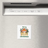 赤パンダのクリスマスレター冬の動物パンダ マグネット (インサイチュ (食洗機))