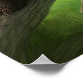 赤パンダのポスター ポスター (角)