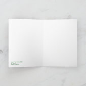 赤パンダ対トランプのグリーティングカード シーズンカード (内部)