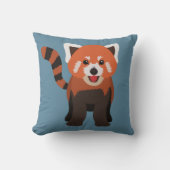 赤パンダ枕 クッション (正面)