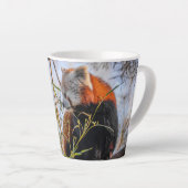 赤パンダ カフェラテマグ (右アングル)