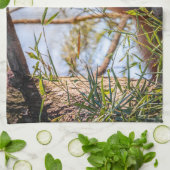 赤パンダ キッチンタオル (折り畳み)