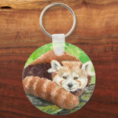 赤パンダ キーホルダー (正面)