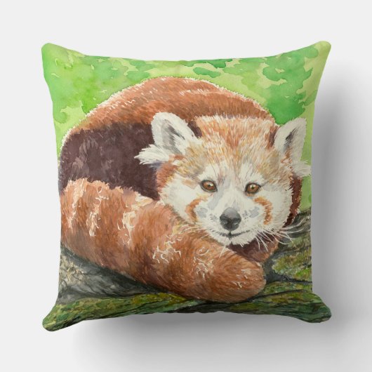 赤パンダ クッション (裏面)