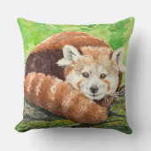 赤パンダ クッション (正面)