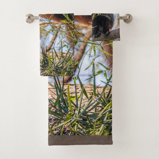 赤パンダ バスタオルセット (インサイチュ)