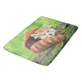 赤パンダ バスマット (アングル)