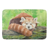 赤パンダ バスマット (正面)