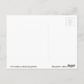 赤パンダ ポストカード (裏面)