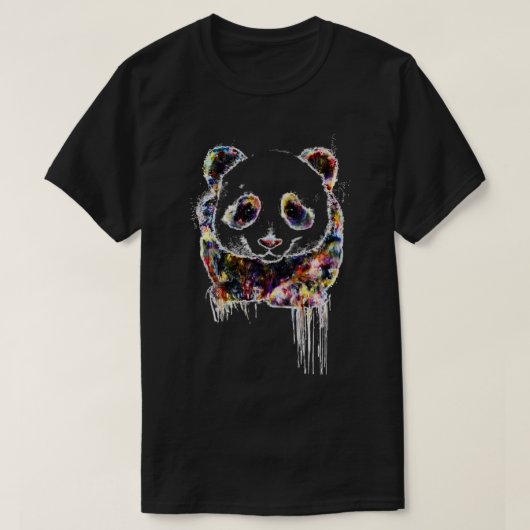 赤パンダTシャツクラシック(3) Tシャツ (デザイン正面)