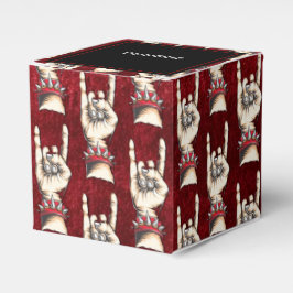 赤パーソナライズされたい角 フェイバーボックス