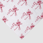 赤パーソナライズされたい❤️バラ 薄葉紙 (詳細)