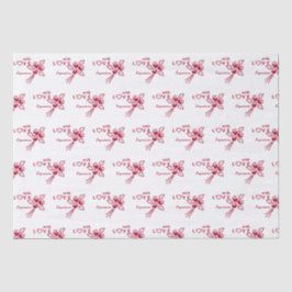 赤パーソナライズされたい❤️バラ 薄葉紙