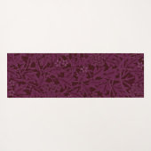 赤パーソナライズされたお母さん向け退職祝い ヨガマット (裏面(横))