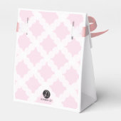 赤パーソナライズされたちゃんの女の子ピンクのバプテ感謝していィスト フェイバーボックス (裏面サイド)