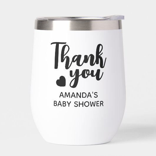 赤パーソナライズされたちゃんシャワーのパーティーの好意 (左面)