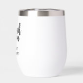 赤パーソナライズされたちゃんシャワーのパーティーの好意 (背面)