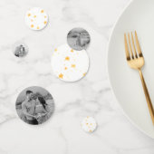 赤パーソナライズされたちゃんシャワー紙吹雪星 コンフェッティ (グループ)