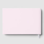 赤パーソナライズされたちゃんシャワー ゲストブック (裏面)