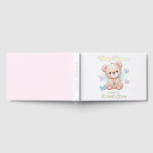 赤パーソナライズされたちゃんシャワー ゲストブック (全面)