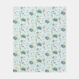 赤パーソナライズされたちゃん | 50x60フリース フリースブランケット