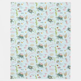 赤パーソナライズされたちゃん | 60x80フリース フリースブランケット