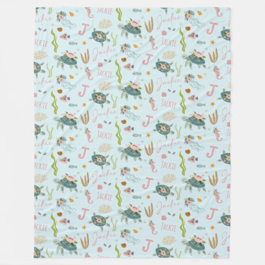 赤パーソナライズされたちゃん | 60x80フリース フリースブランケット (正面)