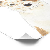 赤パーソナライズされたと白のヒエラーキャットレードッグ フォトプリント (角)