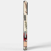 赤パーソナライズされたと紫のケシの花 Case-Mate iPhoneケース (裏面 / 右)