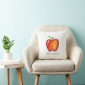 赤パーソナライズされたりんご先生教育 クッション (椅子)