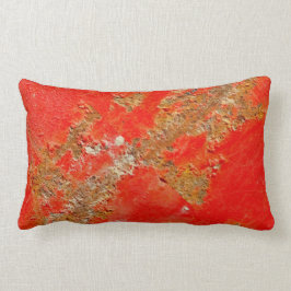 赤パーソナライズされたアンティーク車、素朴な金属枕 ランバークッション