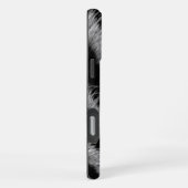 赤パーソナライズされたゼブラ#1 iPhoneケース (右側面)